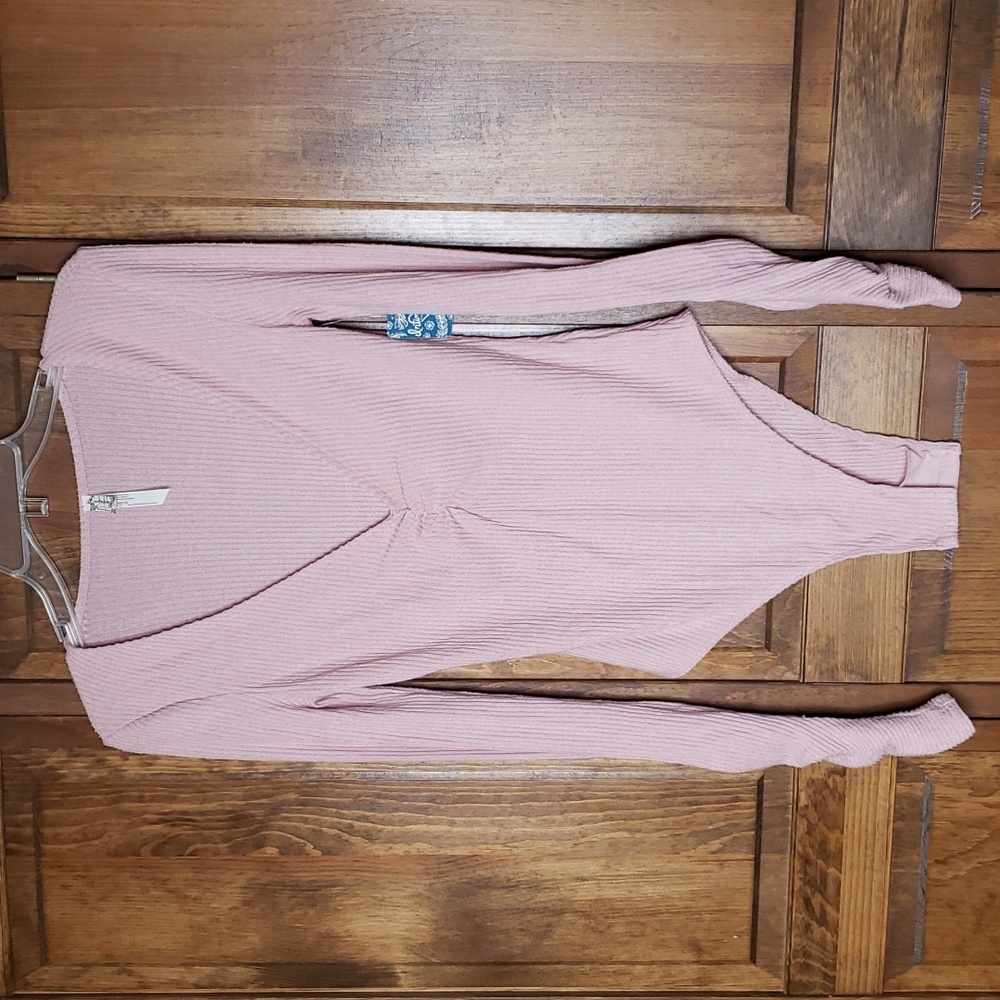 Free People NWT Cozy Up To Me Bodysuit Sz S